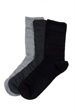 Erkek Koyu Renk Soket Çorap 3lü - DZNCP3202